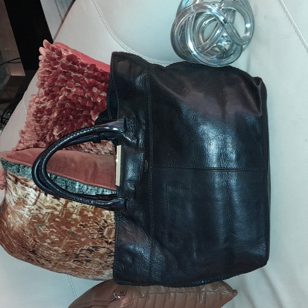 🌺BOTKIER BLACK LEATHER Handbag